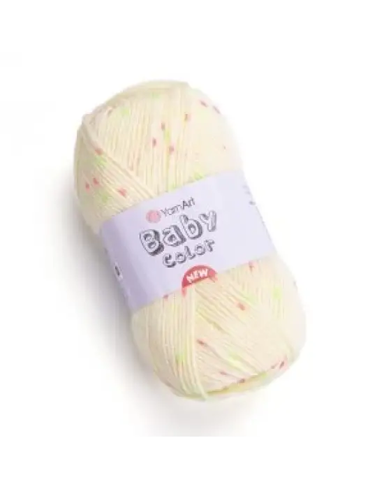 YarnArt Baby Color El Örgü İpi – 50g 150m | %100 Akrilik, Benekli, Yumuşak ve Dayanıklı