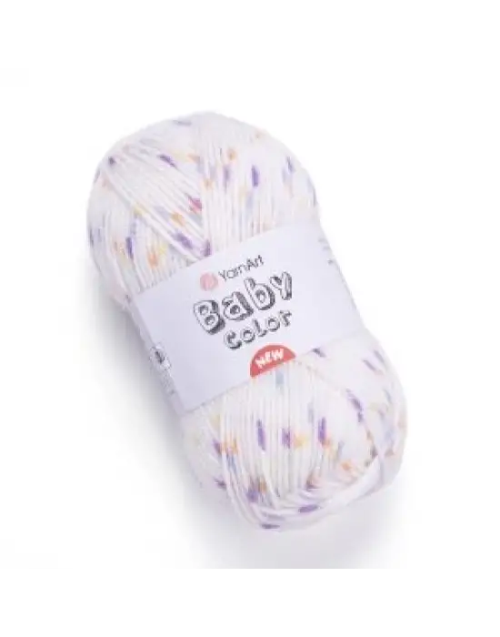 YarnArt Baby Color El Örgü İpi – 50g 150m | %100 Akrilik, Benekli, Yumuşak ve Dayanıklı
