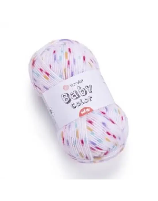YarnArt Baby Color El Örgü İpi – 50g 150m | %100 Akrilik, Benekli, Yumuşak ve Dayanıklı
