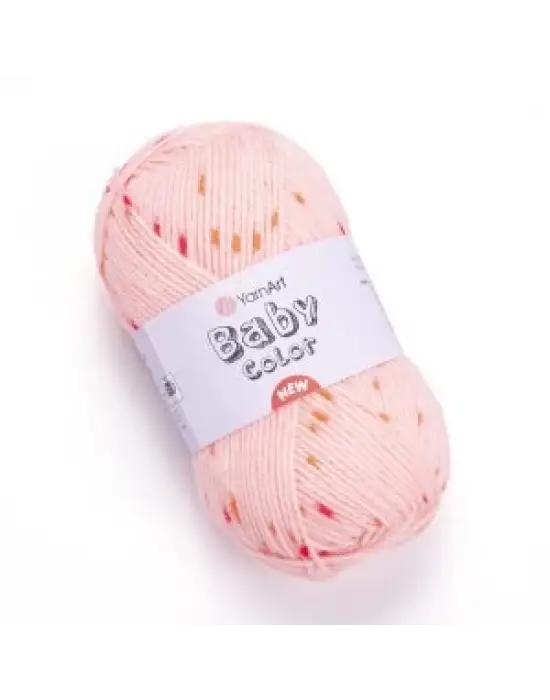 YarnArt Baby Color El Örgü İpi – 50g 150m | %100 Akrilik, Benekli, Yumuşak ve Dayanıklı