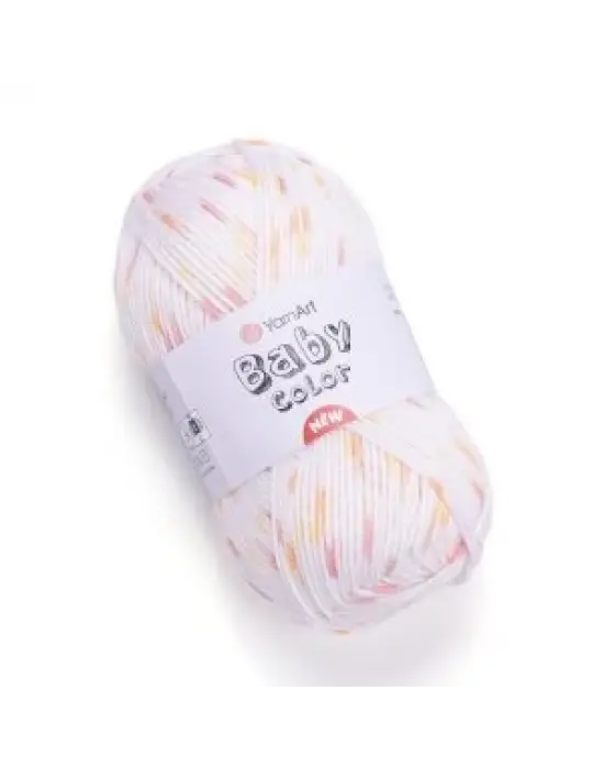YarnArt Baby Color El Örgü İpi – 50g 150m | %100 Akrilik, Benekli, Yumuşak ve Dayanıklı