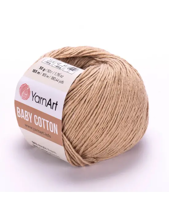 Yarnart Baby Cotton - Bebek El Örgü Ipi Bej-405