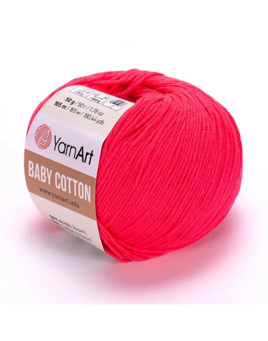 Yarnart Baby Cotton - Bebek El Örgü Ipi Narçiçeği-423