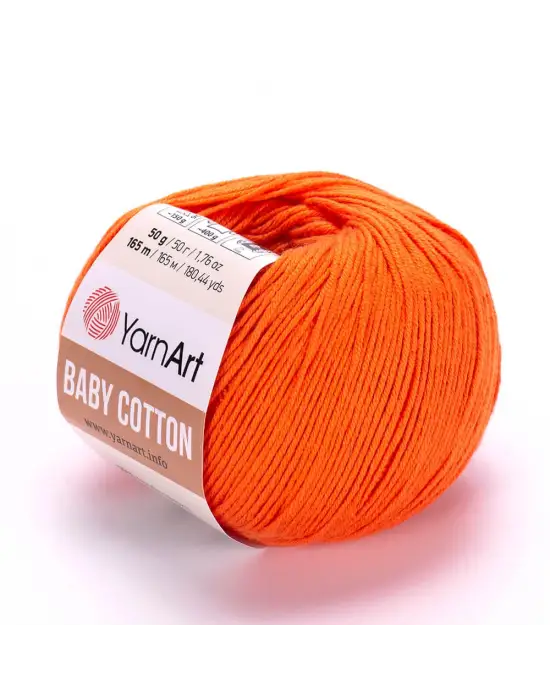 Yarnart Baby Cotton - Bebek El Örgü Ipi Turuncu-421