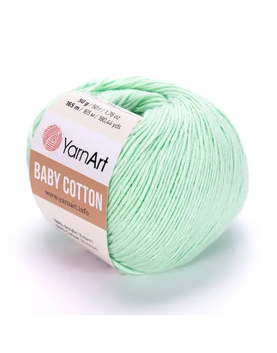 Yarnart Baby Cotton - Bebek El Örgü Ipi Su Yeşili 435