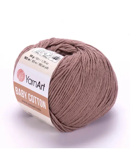 Yarnart Baby Cotton - Bebek El Örgü Ipi Sütlü Kahve-407
