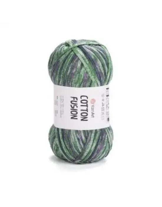 YarnArt Cotton Fusion El Örgü İpi – 100g 225m | %100 Pamuk, Hafif ve Yumuşak Doku | Yazlık Bluz, Çanta ve Aksesuar İçin İdeal
