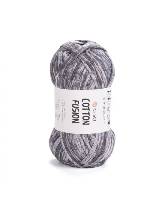 YarnArt Cotton Fusion El Örgü İpi – 100g 225m | %100 Pamuk, Hafif ve Yumuşak Doku | Yazlık Bluz, Çanta ve Aksesuar İçin İdeal