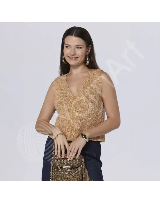 YarnArt Cotton Fusion El Örgü İpi – 100g 225m | %100 Pamuk, Hafif ve Yumuşak Doku | Yazlık Bluz, Çanta ve Aksesuar İçin İdeal