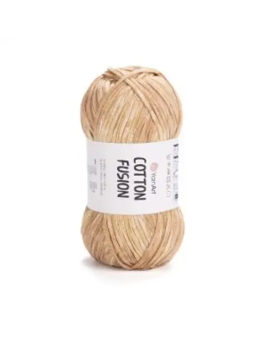 YarnArt Cotton Fusion El Örgü İpi – 100g 225m | %100 Pamuk, Hafif ve Yumuşak Doku | Yazlık Bluz, Çanta ve Aksesuar İçin İdeal