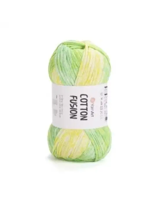 YarnArt Cotton Fusion El Örgü İpi – 100g 225m | %100 Pamuk, Hafif ve Yumuşak Doku | Yazlık Bluz, Çanta ve Aksesuar İçin İdeal