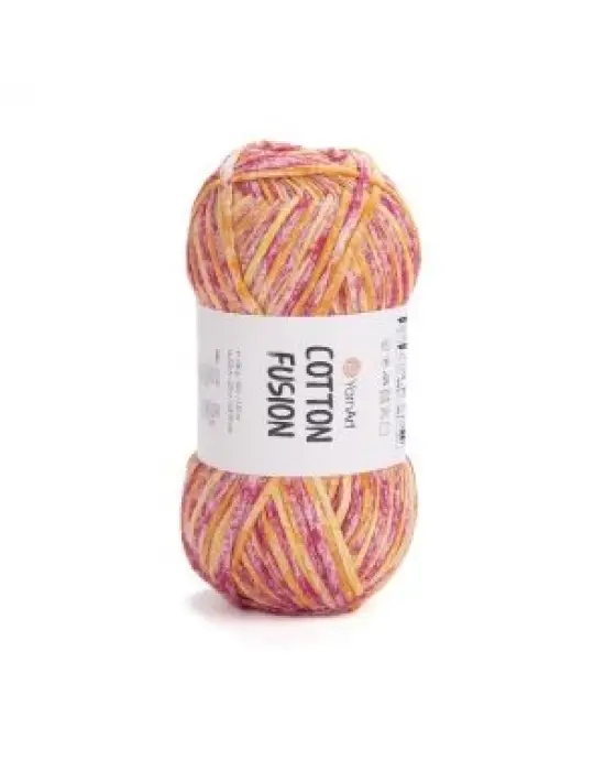 YarnArt Cotton Fusion El Örgü İpi – 100g 225m | %100 Pamuk, Hafif ve Yumuşak Doku | Yazlık Bluz, Çanta ve Aksesuar İçin İdeal