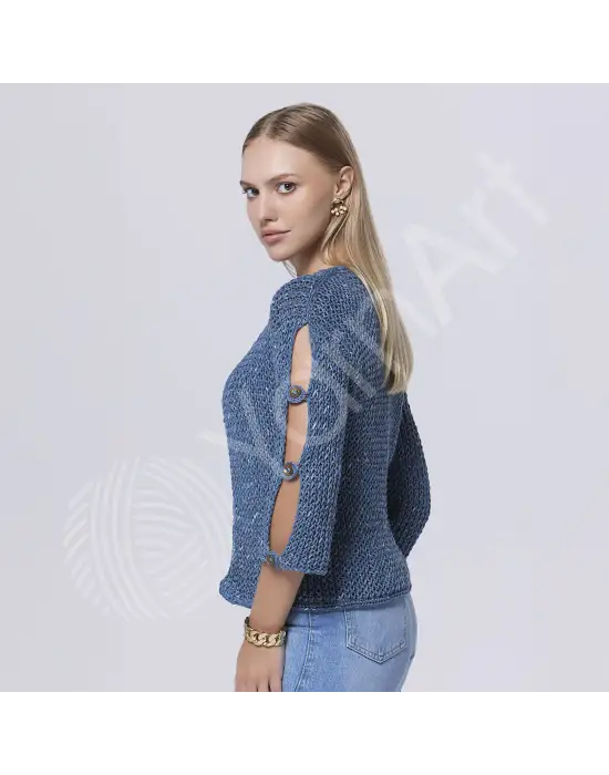 YarnArt Cotton Fusion El Örgü İpi – 100g 225m | %100 Pamuk, Hafif ve Yumuşak Doku | Yazlık Bluz, Çanta ve Aksesuar İçin İdeal