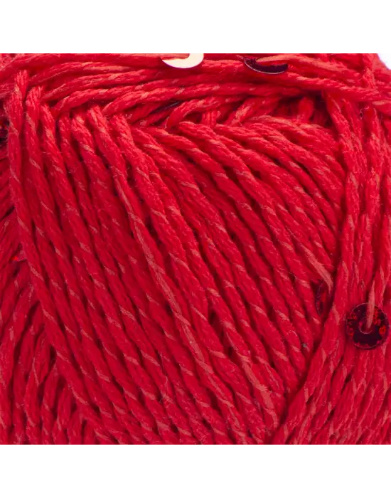 YarnArt Cotton Gold Paillettes – Işıltılı Pullu Pamuklu El Örgü İpi 50g | Yazlık Şal, Bluz, Aksesuar İçin Hafif ve Parlak İplik