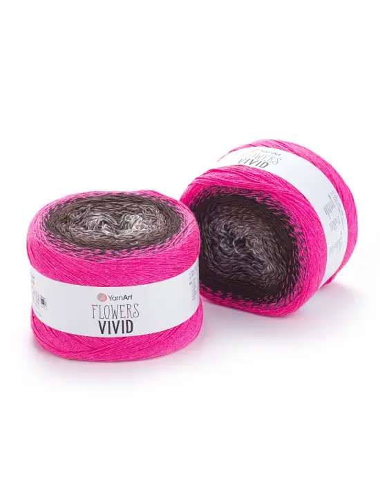 YarnArt Flowers Vivid - Ebruli El Örgü Ipi Ebruli-501