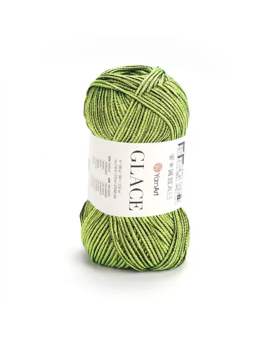Yarnart Glace El Örgü İpi,100g / 210m – %52 Akrilik %48 Poliamid–Parlak Renkli Yazlık El Örgü İpi