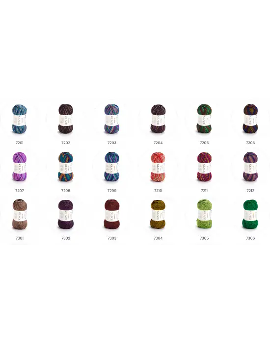 Yarnart Glace El Örgü İpi,100g / 210m – %52 Akrilik %48 Poliamid–Parlak Renkli Yazlık El Örgü İpi