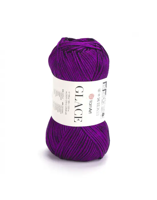 Yarnart Glace El Örgü İpi,100g / 210m – %52 Akrilik %48 Poliamid–Parlak Renkli Yazlık El Örgü İpi