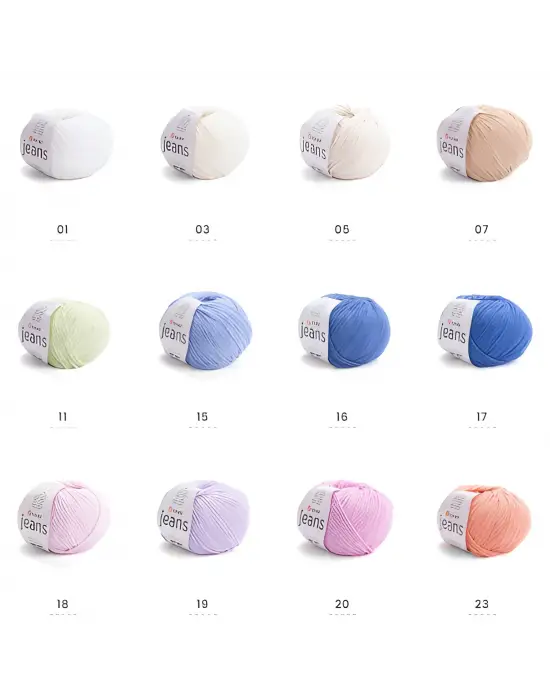Yarnart Jeans 92 Zümrüt Yeşili 10lu Paket Amigurimi Bebek Ipi Yarn-Art Jeans 10 Adet
