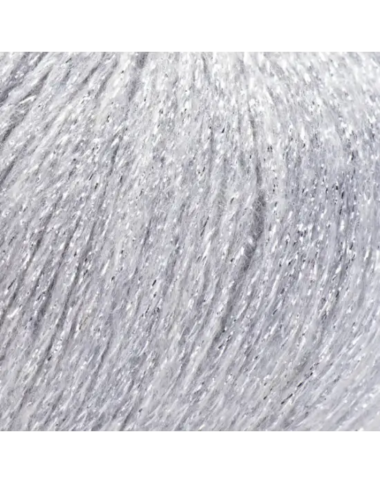 Yarnart Manhattan - Simli El Örgü Ipi Açık Gri-901