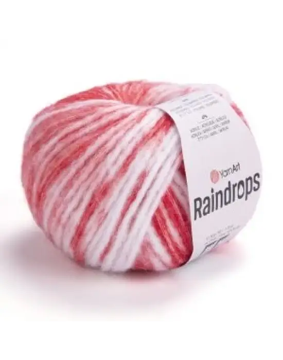 YarnArt Raindrops El Örgü İpi – 50g 115m | Yünlü, Akrilik ve Polyamid Karışımlı Orta Kalınlıkta Renkli İplik