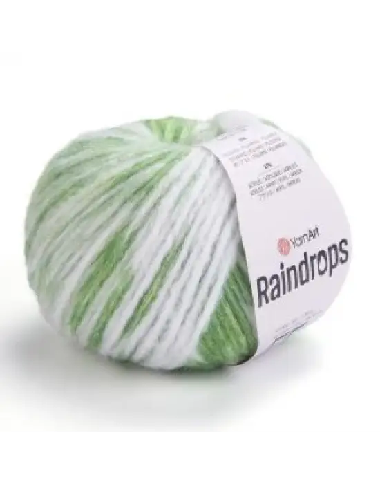 YarnArt Raindrops El Örgü İpi – 50g 115m | Yünlü, Akrilik ve Polyamid Karışımlı Orta Kalınlıkta Renkli İplik