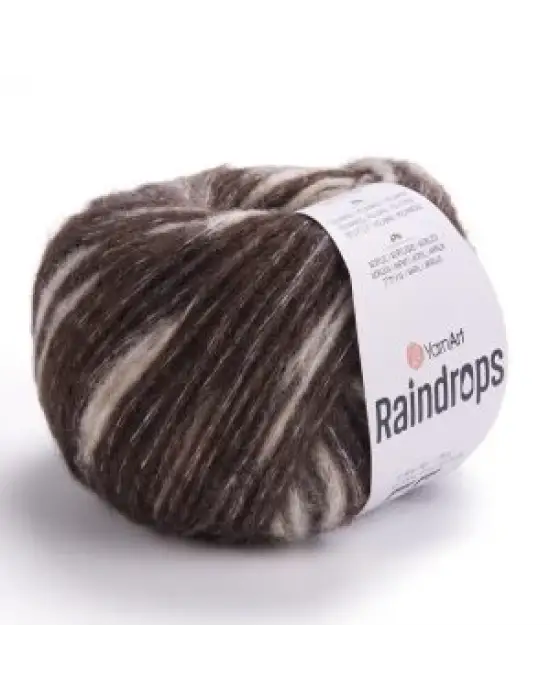 YarnArt Raindrops El Örgü İpi – 50g 115m | Yünlü, Akrilik ve Polyamid Karışımlı Orta Kalınlıkta Renkli İplik