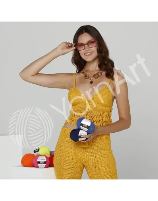 YarnArt Summer No:01– 100g / 350m Merserize Pamuklu Yazlık El Örgü İpi