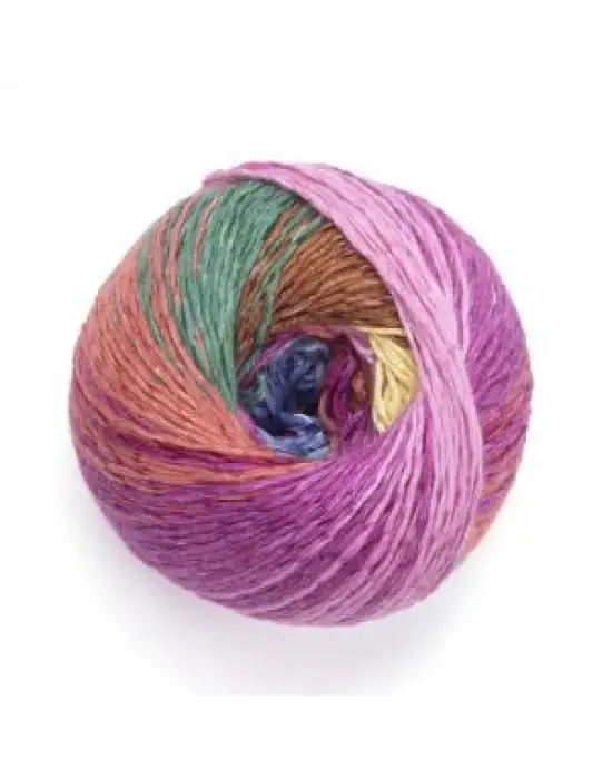 YarnArt Summer Dream 4308 Ebruli El Örgü İpi – 100g / 350m – %70 Pamuk %30 Viskoz – Yazlık İnce Renkli İplik