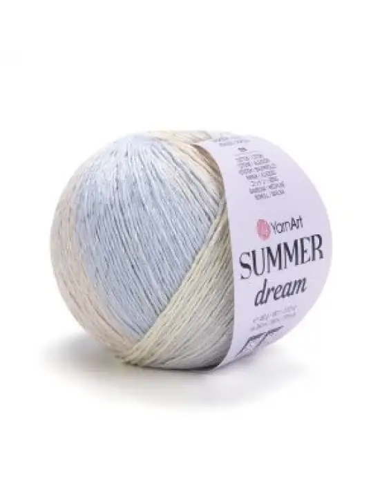 YarnArt Summer Dream 4312 Ebruli El Örgü İpi – 100g / 350m – %70 Pamuk %30 Viskoz – Yazlık İnce Renkli İplik
