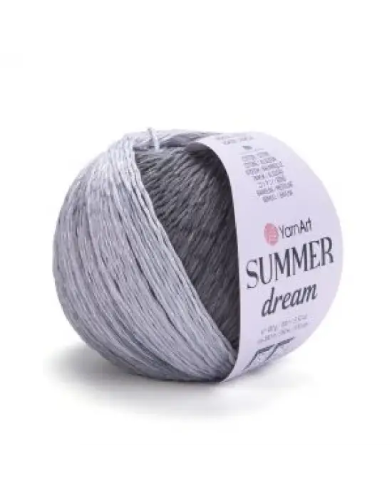 YarnArt Summer Dream 4316 Ebruli El Örgü İpi – 100g / 350m – %70 Pamuk %30 Viskoz – Yazlık İnce Renkli İplik