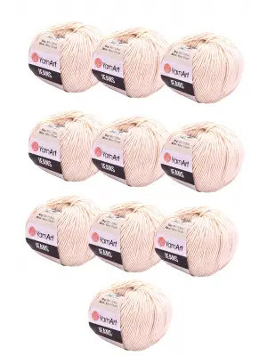 10 x Yarnart Jeans 05 Krem 10lu Paket Amigurimi Bebek Ipi Yarnart Jeans 10 Adet