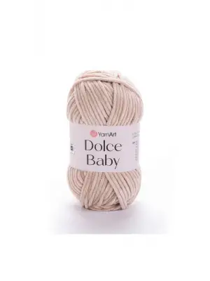 Dolce Baby - Kadife, Bebek El Örgü Ipi Taş Rengi-771