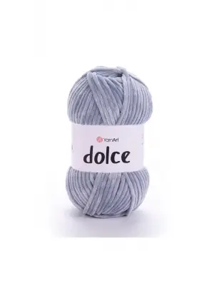 Dolce - Kadife El Örgü Ipi Gri-mavi-782