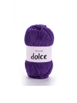 Dolce - Kadife El Örgü Ipi Mor-792