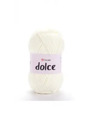 Dolce - Kadife El Örgü Ipi Krem-856