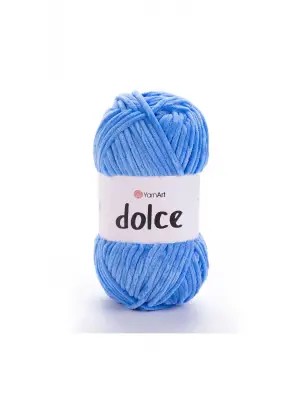 Dolce - Kadife El Örgü Ipi Mavi-777