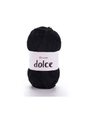 Dolce - Kadife El Örgü Ipi Siyah-742