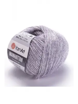 Manhattan - Simli El Örgü Ipi Açık Lila-910