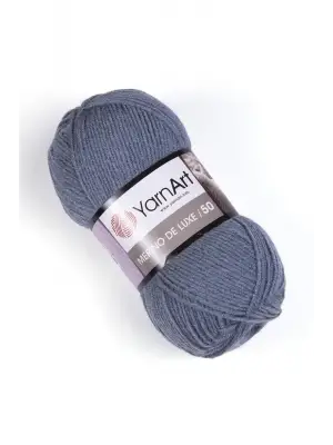 MERINO DE LUXE 50 - EL ÖRGÜ İPİ KOYU GRİ-3864