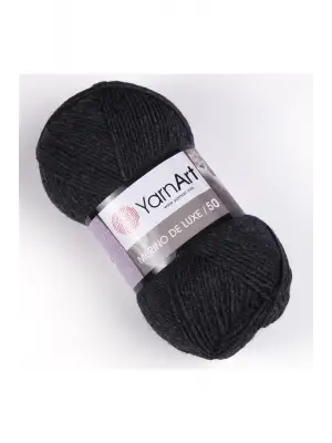 MERINO DE LUXE 50 - EL ÖRGÜ İPİ ANTRASİT-336