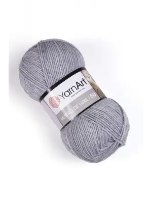 MERINO DE LUXE 50 - EL ÖRGÜ İPİ AÇIK GRİ-0282