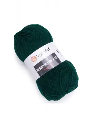 Merıno De Luxe 50 - El Örgü Ipi Yeşil-590