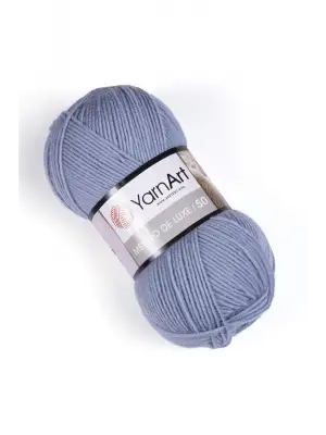 MERINO DE LUXE 50 - EL ÖRGÜ İPİ BUZ GRİSİ-3072