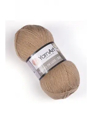 MERINO DE LUXE 50 - EL ÖRGÜ İPİ BEJ-511