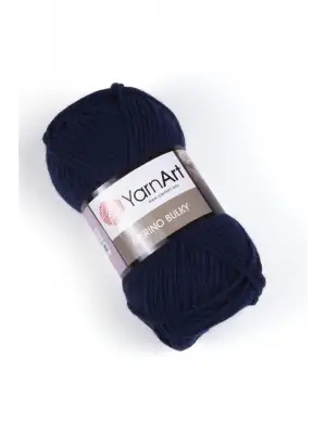 Merıno Bulky - El Örgü Ipi Lacivert-583