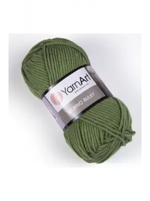 Merıno Bulky - El Örgü Ipi Yeşil-098