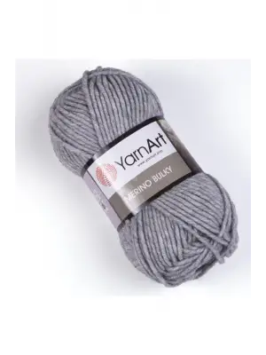 Merıno Bulky - El Örgü Ipi Açık Gri-0282