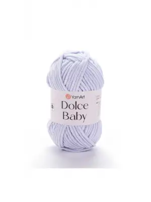 Dolce Baby - Kadife, Bebek El Örgü Ipi Buz Mavisi-776