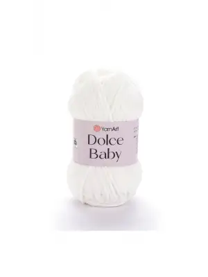 Dolce Baby - Kadife, Bebek El Örgü Ipi Krem-745
